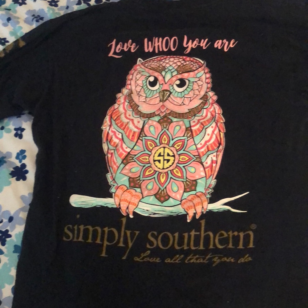 Simply southern owl shirt